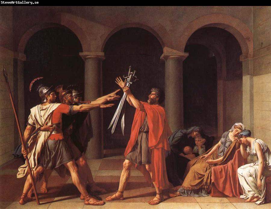 Jacques-Louis David The oath of the Horatii